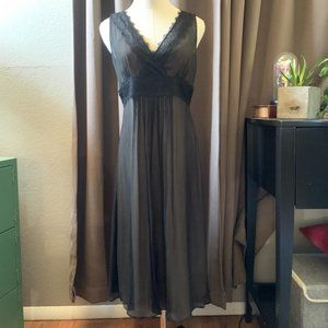 Like New Ann Taylor Loft Silk Sheer Dress